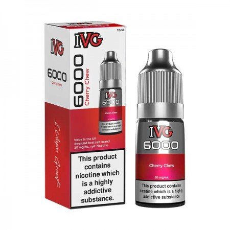 Cherry Chew Nic Salt E-Liquid by IVG 6000 Bar Salts 