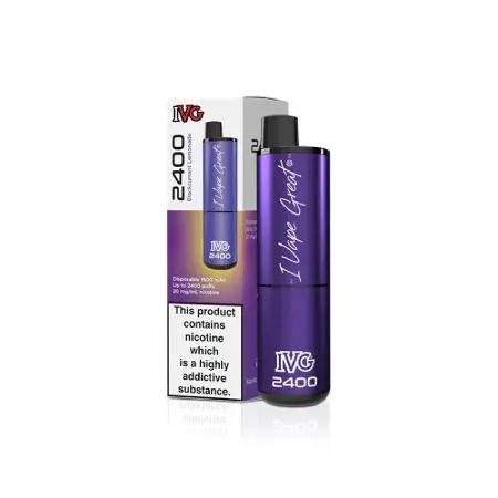 Blackcurrant Lemonade IVG 2400 Disposable Vape 