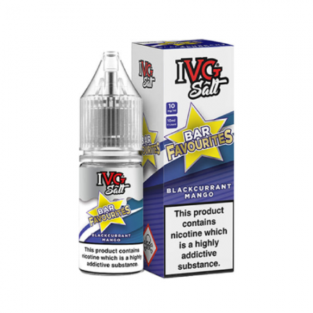 Blackcurrant Mango Nic Salt E-Liquid by IVG Bar Salt Favourites 