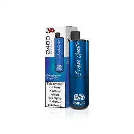 Blue Raspberry Ice IVG 2400 Disposable Vape