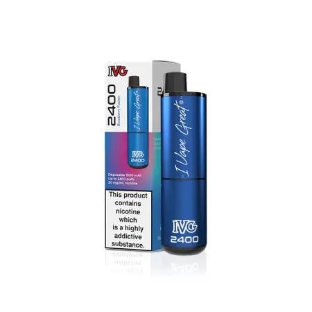 Blueberry Fusion IVG 2400 Disposable Vape 