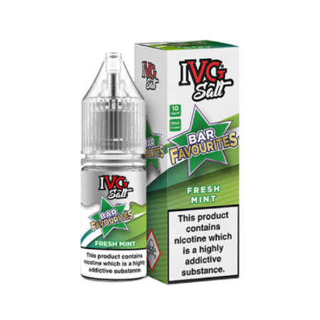 Fresh Mint Nic Salt E-Liquid by IVG Bar Salt Favourites 