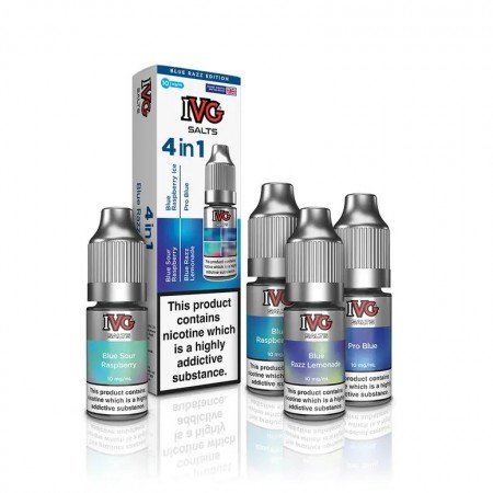 Blue Razz Edition Nic Salt E-Liquid by IVG