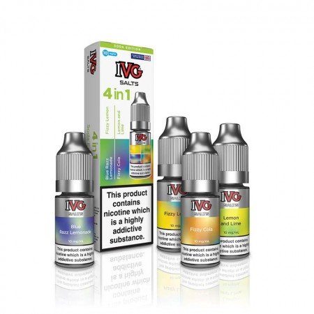 Soda Edition 4 in 1 Nic Salt E-Liquid by IVG 