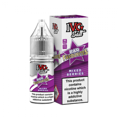 Mixed Berries Nic Salt E-Liquid by IVG Bar Salt Favourites 