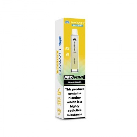 Pina Colada Hayati Crystal Pro Max Mini Disposable Vape 20mg 600 Puffs