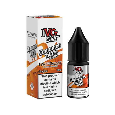 Cinnamon Blaze Chew Nic Salt E-Liquid by IVG 