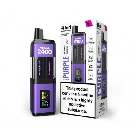 Angel 2400 Rechargeable Disposable Vape by Vapes Bars 20mg