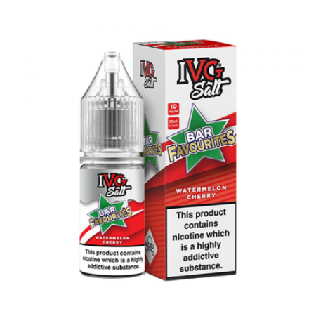 Watermelon Cherry Nic Salt E-Liquid by IVG Bar Salt Favourites 