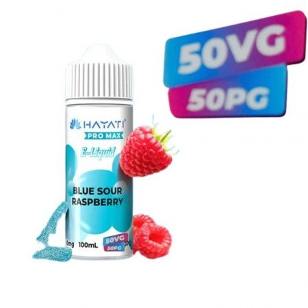 Blue Sour Raspberry 50/50 E-liquid Hayati Pro Max 100ml