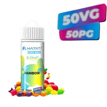 Rainbow 50/50 E-liquid Hayati Pro Max 100ml